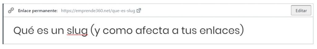 Qué es un slug y cómo editarlo 1 Qué es un slug y cómo editarlo 1